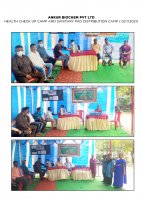 HEALTH CHECK UP CAMP AND SANITARY PAD DISTRIBUTION CAMP (1-11-2021)